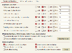 Setting page