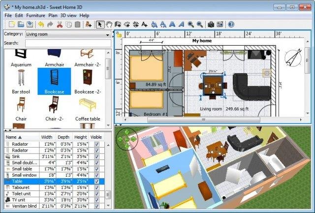 Sweet Home 3D download | SourceForge.net - Sweet Home 3D in English Windows 7 ...