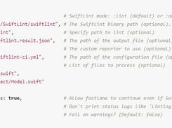 SwiftLint Screenshot 1