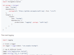 SwiftLog Screenshot 1