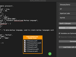 SwiftyJSONAccelerator Screenshot 1