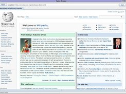 The SwingBox demo bowser displaying a Wikipedia page