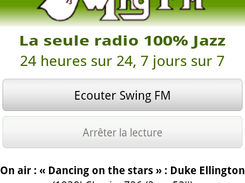 Swing FM - Android Application Screenshot 1