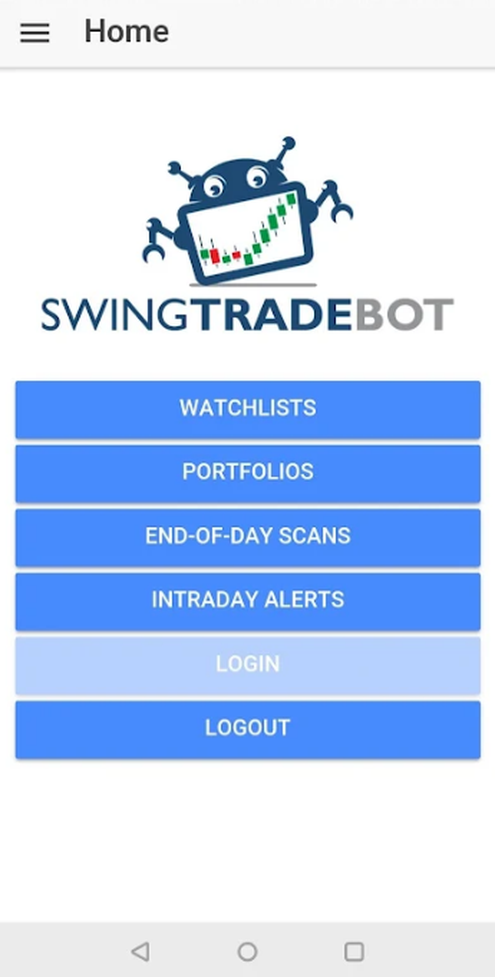 SwingTradeBot Screenshot 1