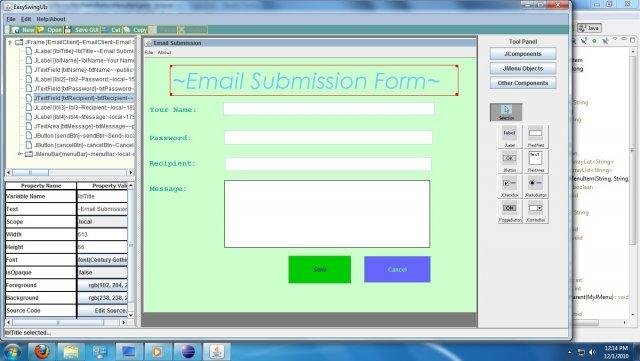 Java Swing GUI Editor download | SourceForge.net