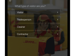 Create customized sign in for different visitor types