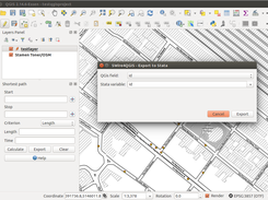 Export numeric data from QGIS to Stata