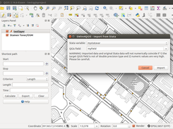 Import numeric data from Stata to QGIS