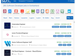 SwissDevJobs Screenshot 1