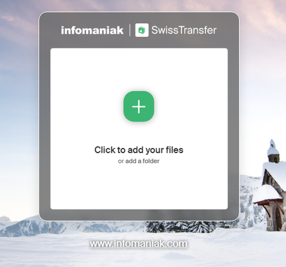 SwissTransfer Screenshot 1