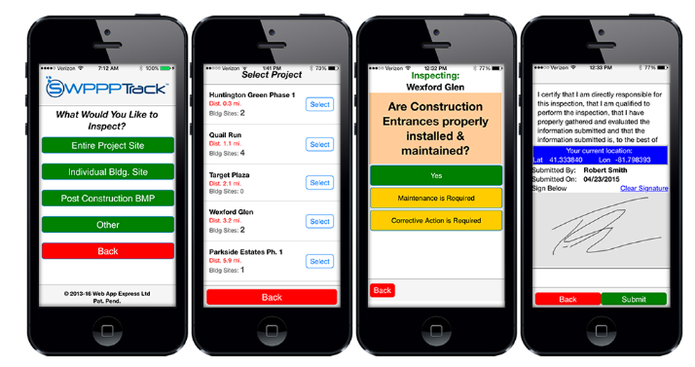 SWPPPTrack Screenshot 1