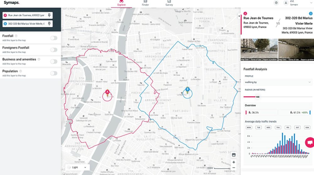 Location intelligence - Symaps