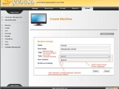 Create machines
