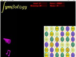 Levels change size of board and number of symbols