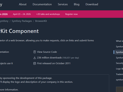 Symfony BrowserKit Screenshot 1