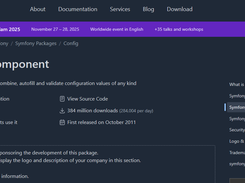 Symfony Config Screenshot 1