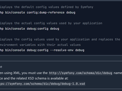Symfony DebugBundle Screenshot 1