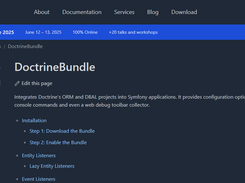 Symfony Doctrine Bridge Screenshot 1