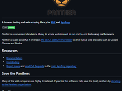 Symfony Panther Screenshot 1