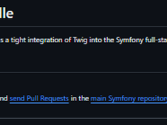 Symfony Twig Bundle Screenshot 1