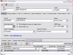 SYMPAQ SQL-AccountPayables