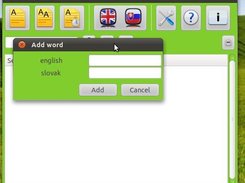 Adding of new word, Pridavanie nového slova