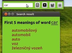 Translating in compact mode, Preklad slova v kompaktnom mód