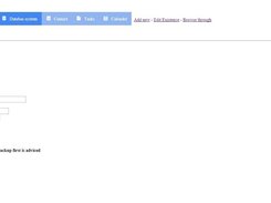 Showing simple edit database feature.
