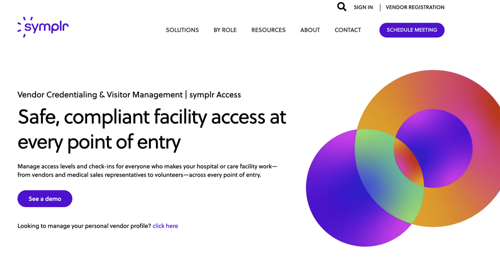 symplr Access Screenshot 1