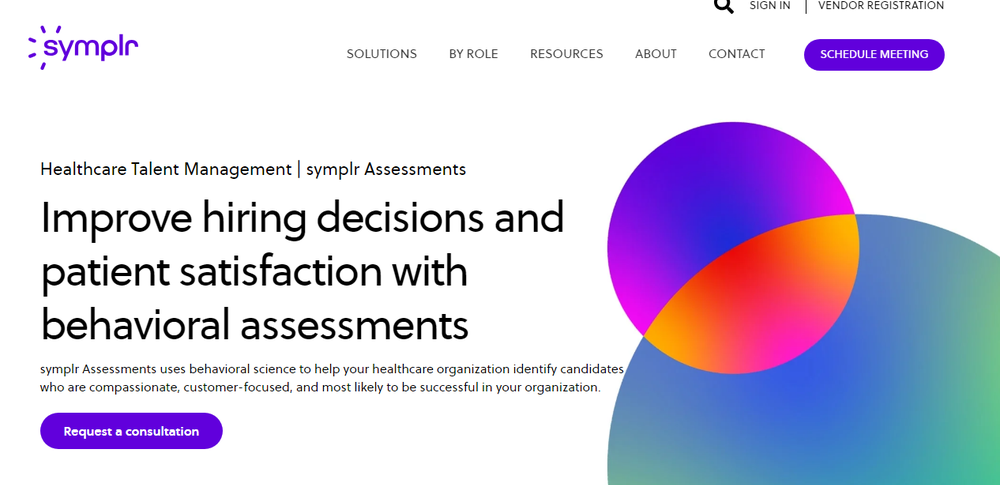 symplr Assessments Screenshot 1