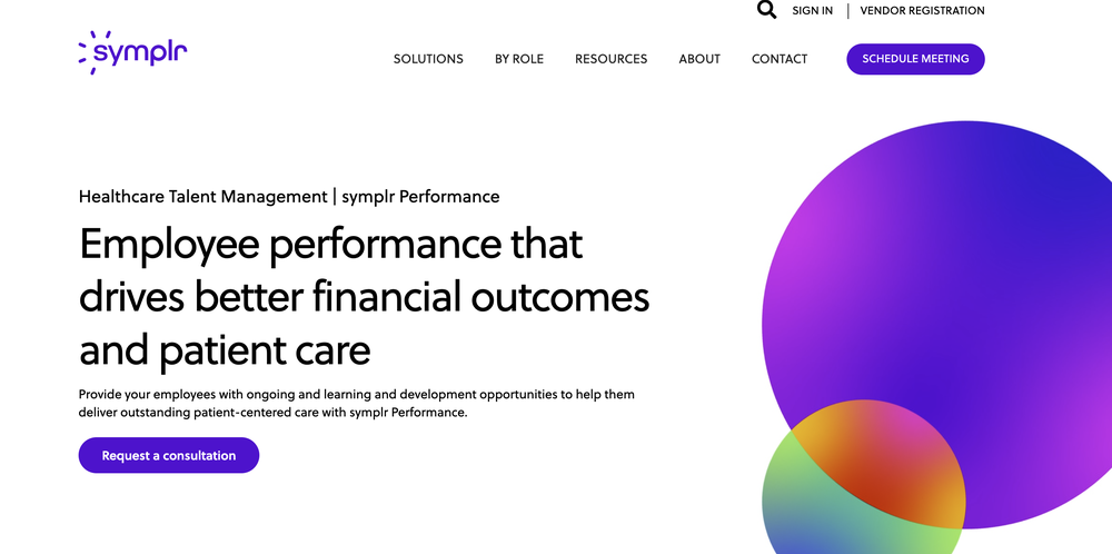 symplr Performance Screenshot 1