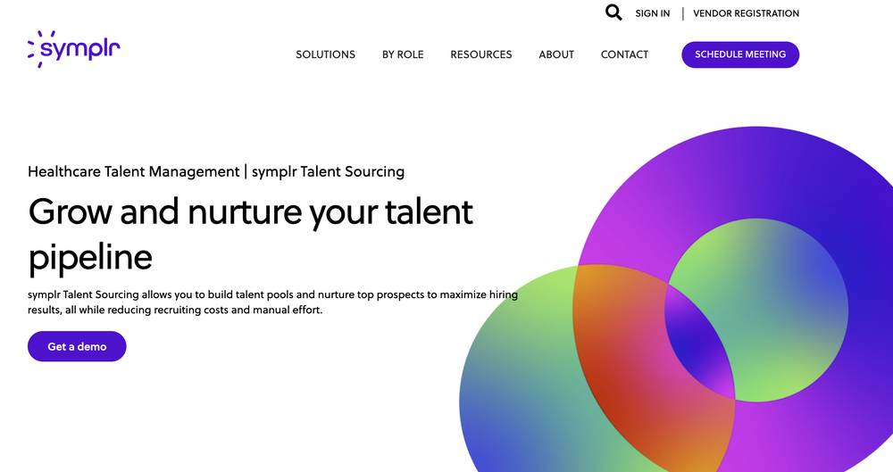 symplr Talent Sourcing Screenshot 1