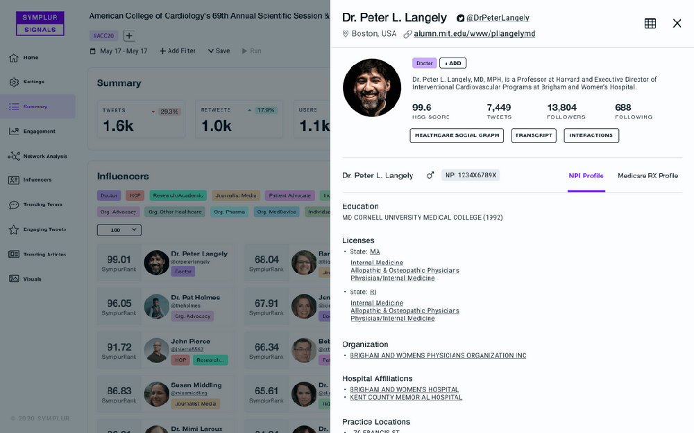 Symplur Screenshot 1