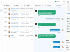 Live chat support