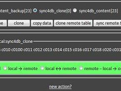 sync4db Screenshot 2