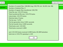 Syncbox ready with file transfer