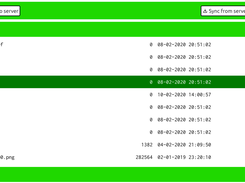 Syncbox main screen