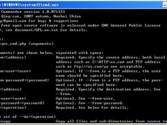 Command line interface (English version)