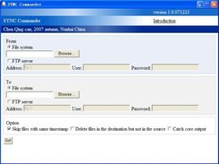 Graphical window interface (English version)