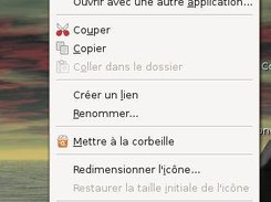 Contextual menu on folder to start synchronization