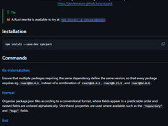 Syncpack Screenshot 1
