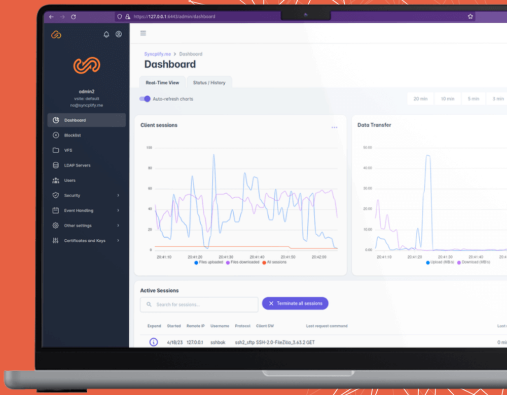 Syncplify Screenshot 1