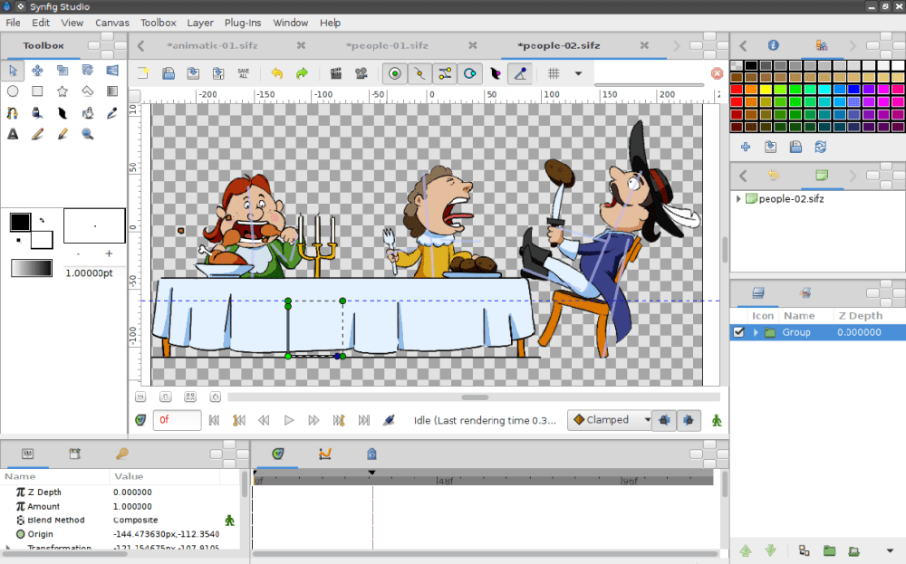 Synfig Studio Screenshot 1