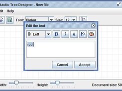 Editing node's label text