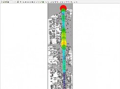 Comarison of Area of Isovists Along a Path