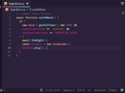 Synthwave ’84 (VSCode Theme) Screenshot 1