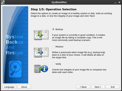 SysBackRes Screenshot 2