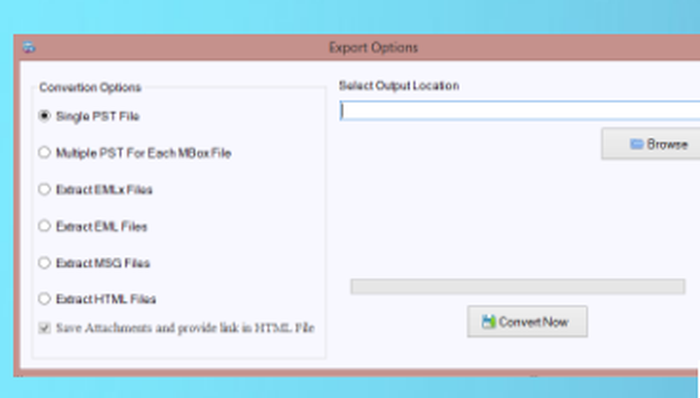 SYSessential MBOX to PST Converter Screenshot 1