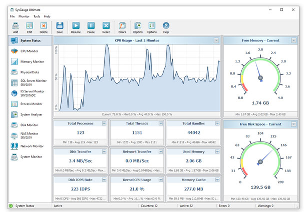 SysGauge Screenshot 1