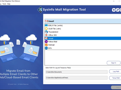 Sysinfo Mail Migration Tool Screenshot 1